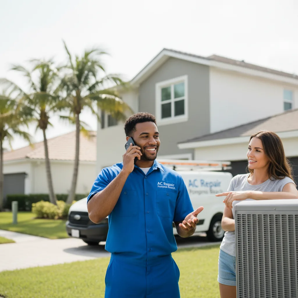 AC Repair Pompano Beach customer support in Rock